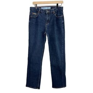 Eddie Bauer Straight Leg Stretch Jeans Blue Size 10 Business Casual Work